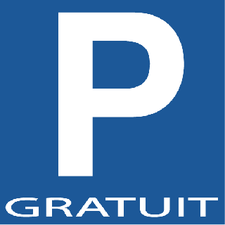Panneau Parking Gratuit PVC 3 mm