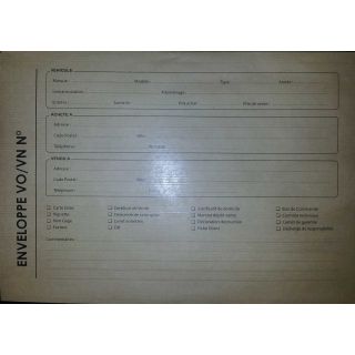 Enveloppe VO / VN les 10 ex