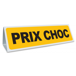 Triangle magnétique de toit Prix Choc Coloris jaune et noir