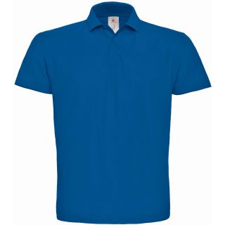 Polo homme manches courtes ID.001 PUI10 - Bleu Royal