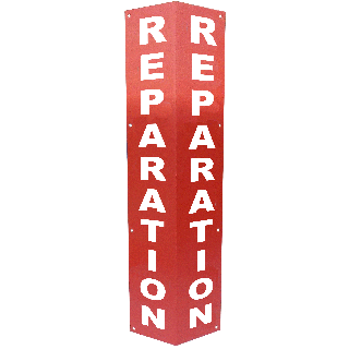Totem de clôture REPARATION