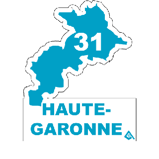 Autocollant 31 département de la Haute Garonne