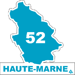 autocollant 52 Haute Marne