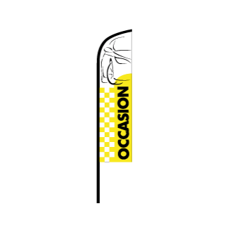 Voileline Occasion jaune et Noire 230 x 50 cm