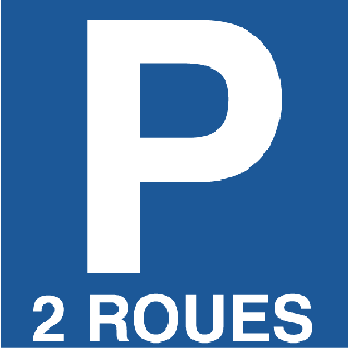 Autocollant Parking 2 Roues