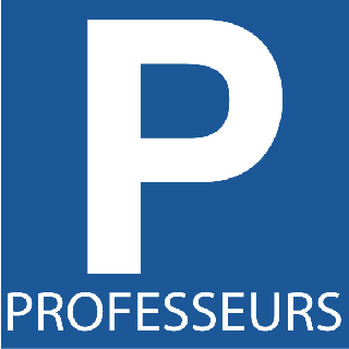 Panneau Parking Professeurs alu 3 mm