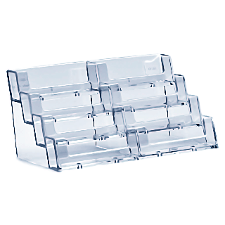 présentoir de cartes de visite 8 compartiements