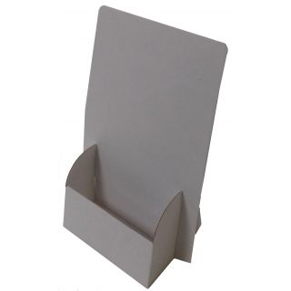Présentoir A4 carton CARTNA4 vierge de côté gauche