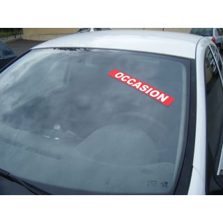 autocollant pare brise occasion