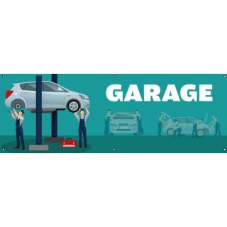 Banderole garage PVC