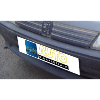 Cache plaque immatriculation personnalisé les 500 ex