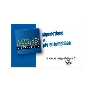 Autocollant personnalisé 20 x 5 cm