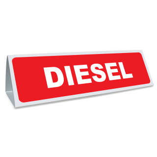 Triangle magnétique de toit Diesel coloris rouge