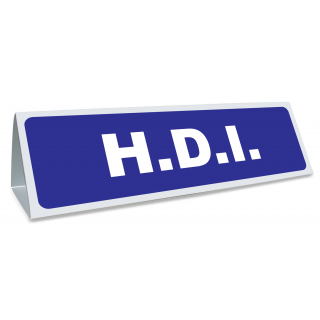 Triangle magnétique de toit HDI coloris bleu