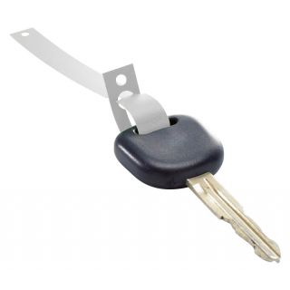 Porte clés HDPE blanc avec clé