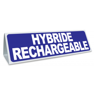 Triangle magnétique de toit Hybride Rechargeable bleu