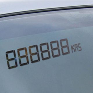 Chiffres Digitaux Adhésifs Noir Kilometrage