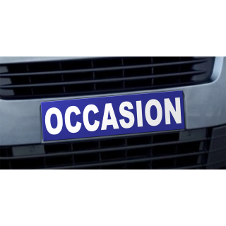 Cache plaque d'immatriculation avantage Occasion bleu