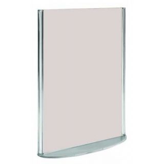 Porte visuel A6 OVALA6 avec feuille A6 vierge recto verso