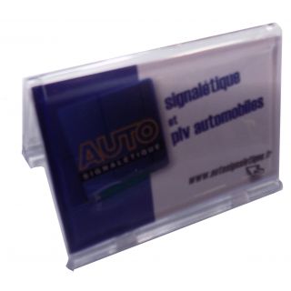 Porte étiquette prix plexiglas 85 x 54 mm PPK769