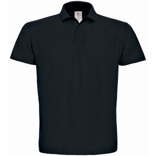 Polo homme manches courtes ID.001 PUI10 - Black