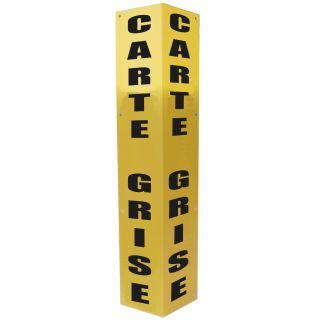 Totem de clôture CARTE GRISE