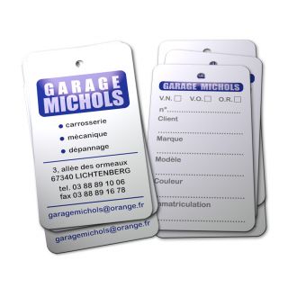 Etiquette de clé AST personnalisée les 500 ex