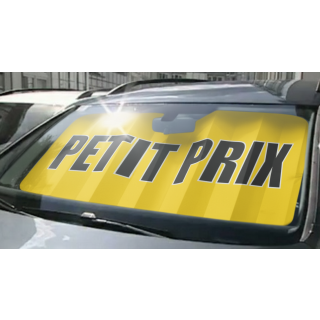 Panneau pare-brise VITRAFLASH petit prix jaune et noir en situation
