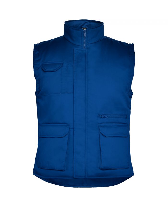 Gilet Sans Manches Homme Avec Fermeture Éclair - Vest De Travail Poches Pratiques