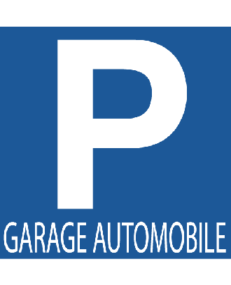 Panneau Parking Garage Automobile PVC 3 mm