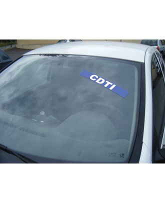 Autocollant Pare Brise Avantage bleu CDTI 