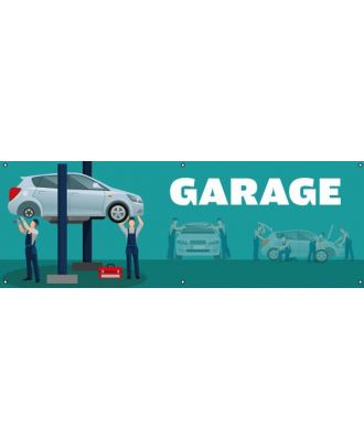 Banderole garage PVC