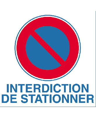 Panneau alu interdiction de stationner 2