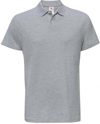 Polo homme manches courtes ID.001 PUI10 - Heather Grey