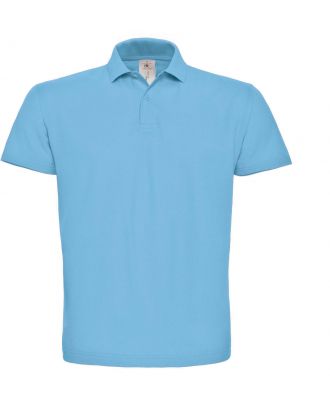 Polo homme manches courtes ID.001 PUI10 - Light Blue
