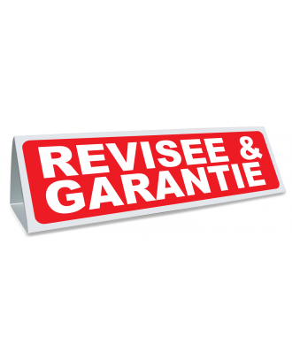 Triangle magnétique de toit REVISEE GARANTIE coloris rouge